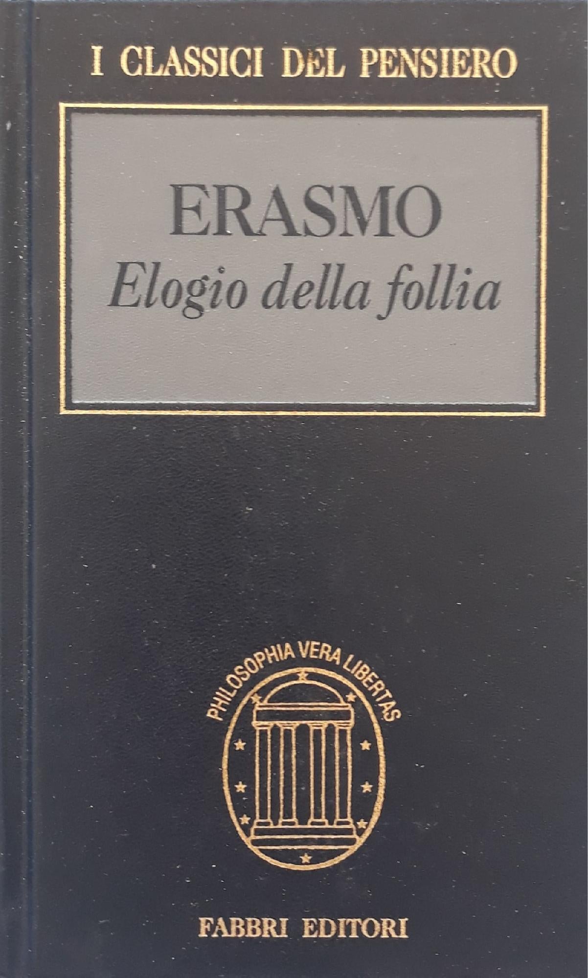 Elogio della follia - copertina