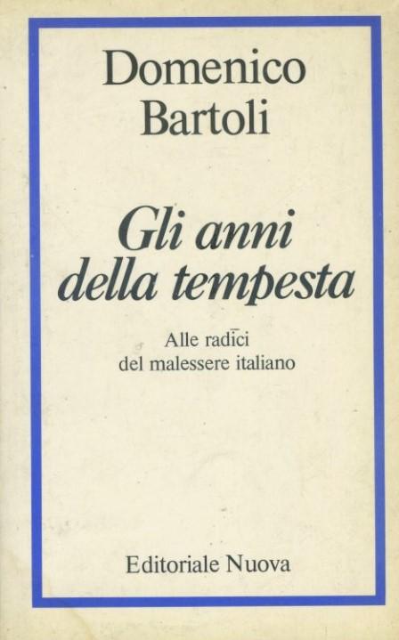 Gli anni della tempesta - copertina