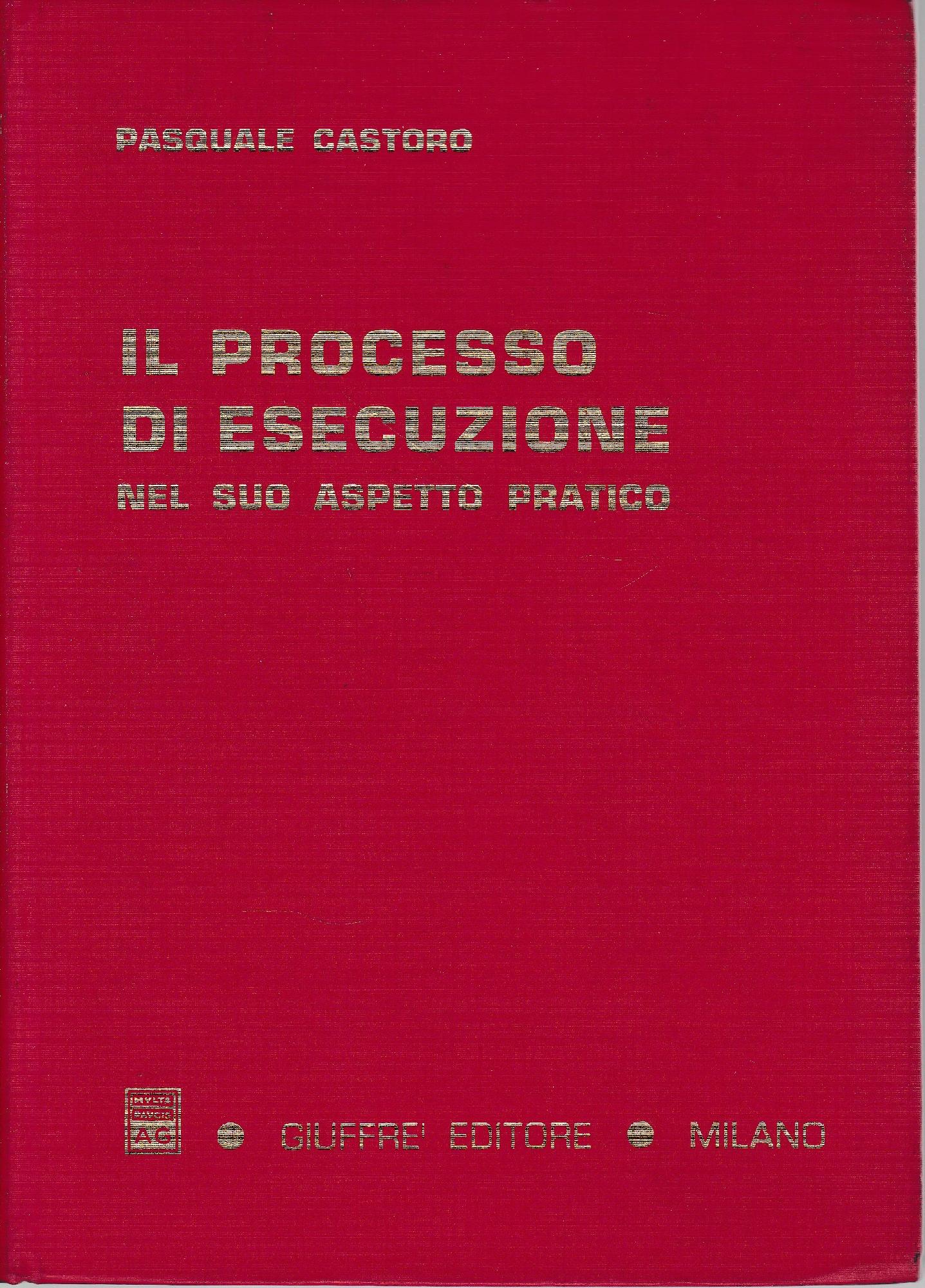 Il processo di esecuzione nel suo aspetto pratico - copertina