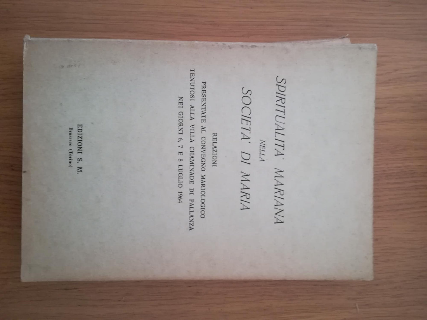 Spiritualità Mariana nella società di Maria - copertina