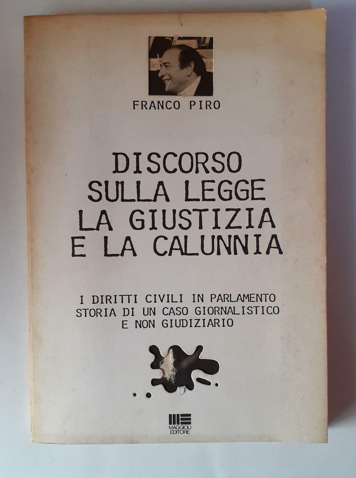 Discorso sulla legge, la giustizia e la calunnia - copertina