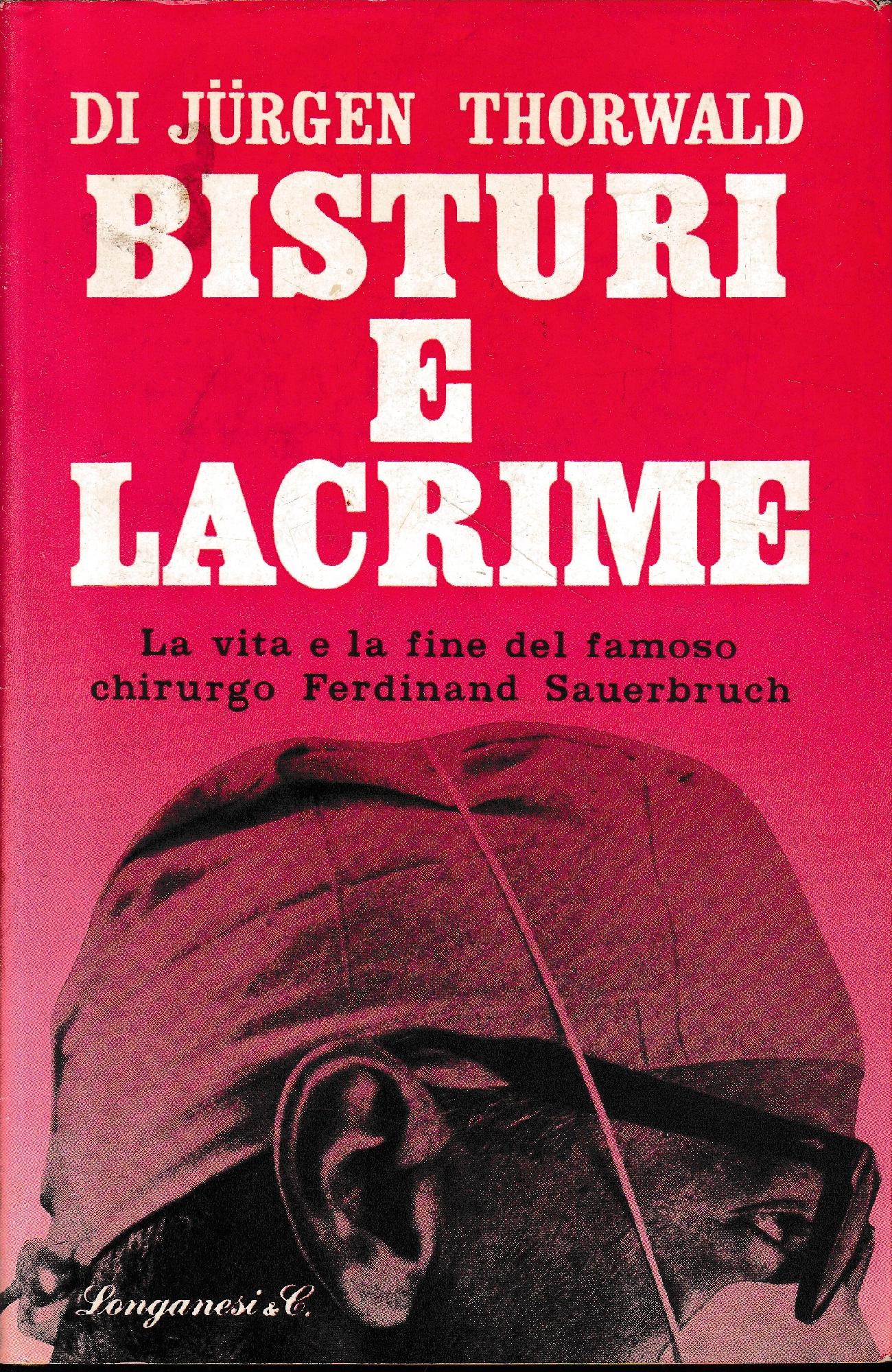 Bisturi e lacrime - copertina