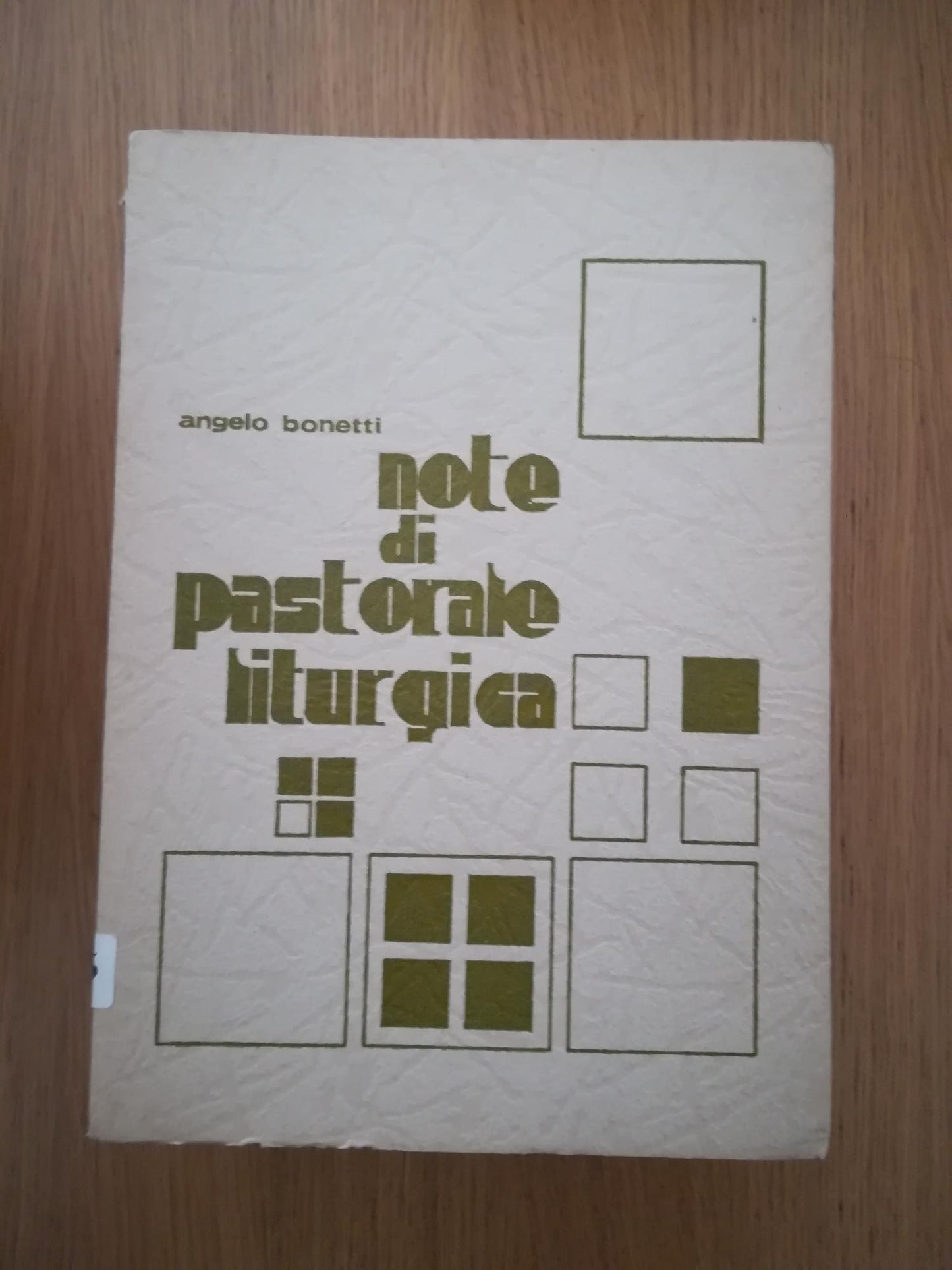 Note di pastorale liturgica - copertina
