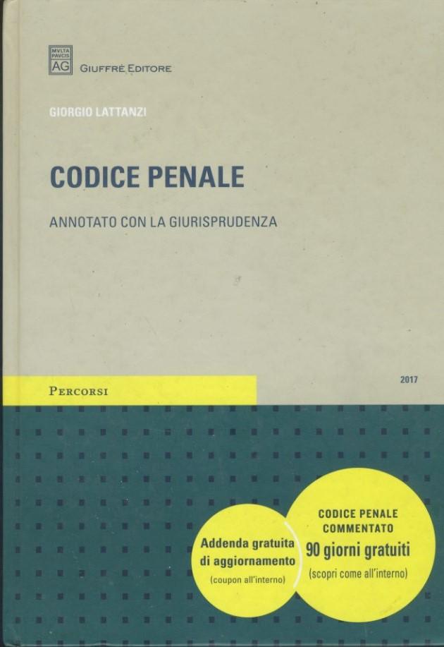 Codice penale. Annotato con la giurisprudenza - copertina