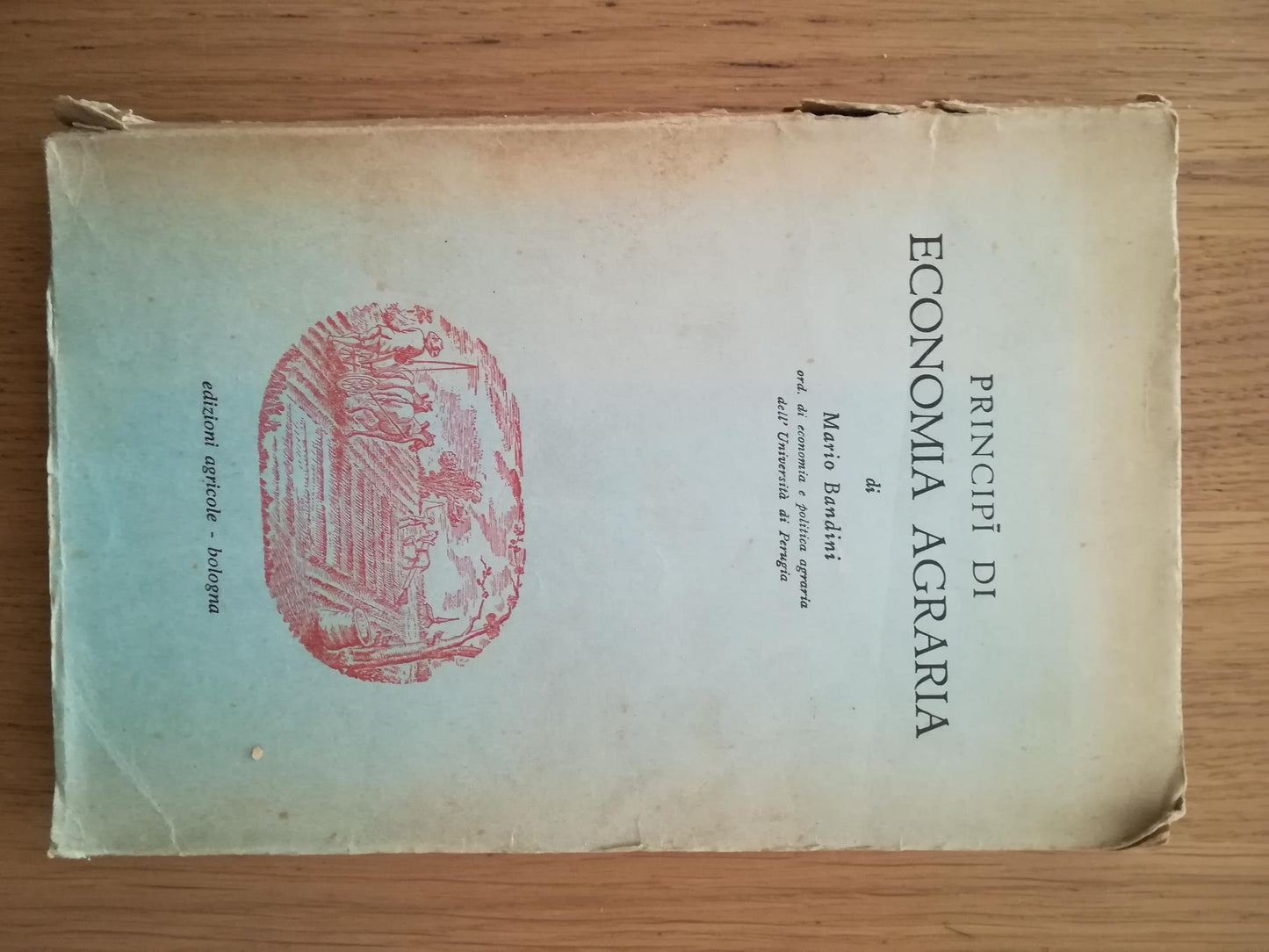 Principi di economia agraria - copertina