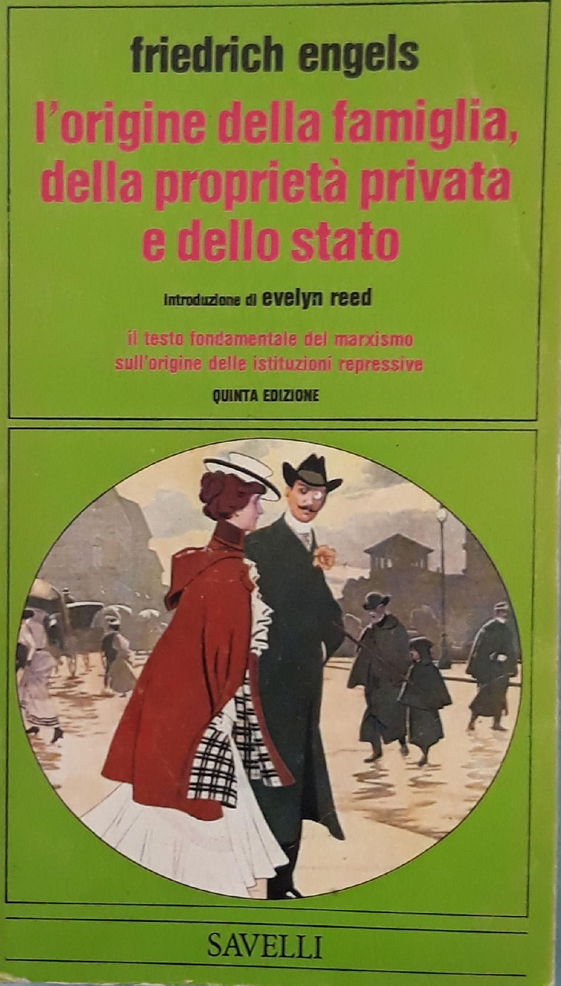 L'origine della famiglia, della proprietà privata e dello stato - copertina