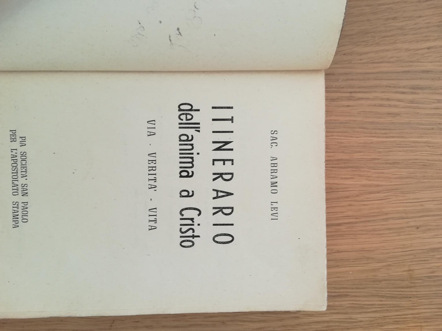 Itinerario dell'anima a Cristo - copertina