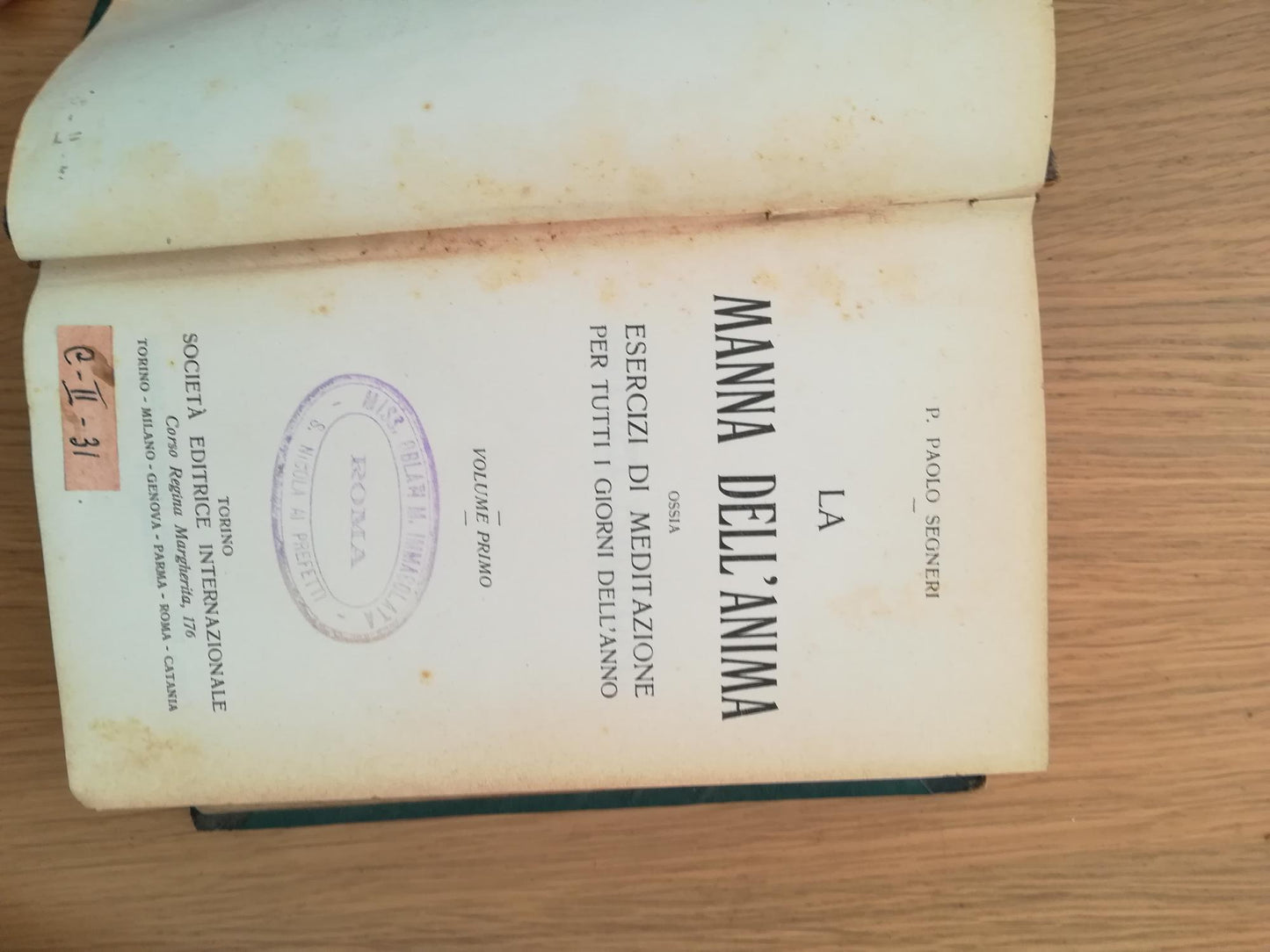 La manna dell'anima - copertina