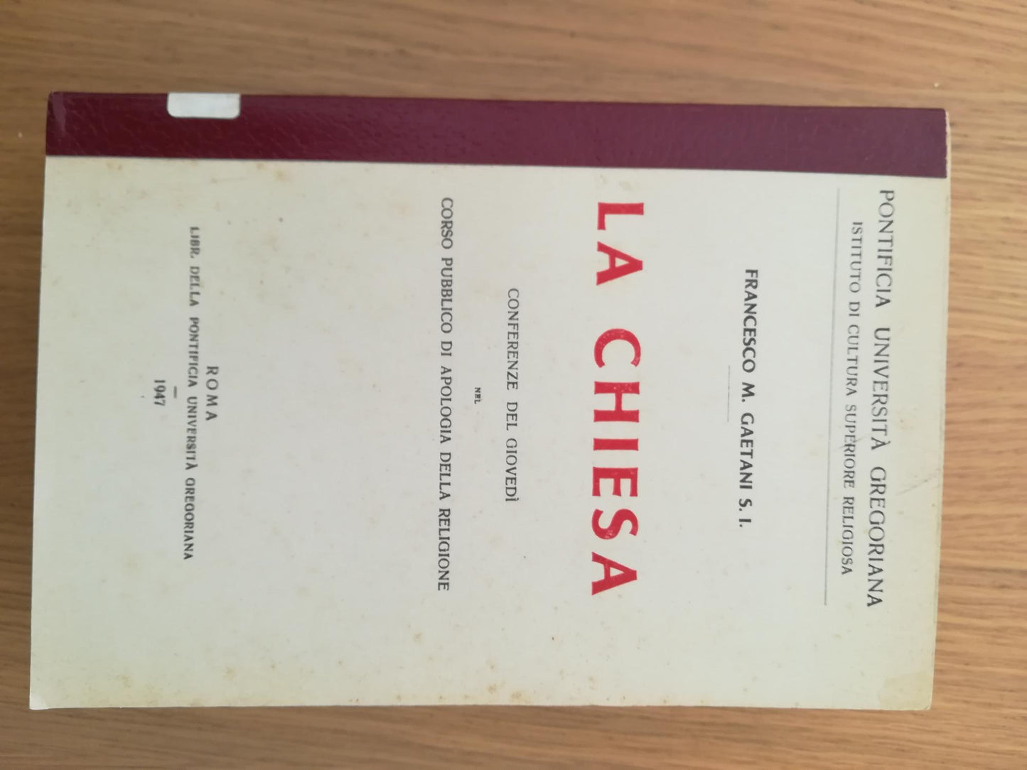 La Chiesa - copertina