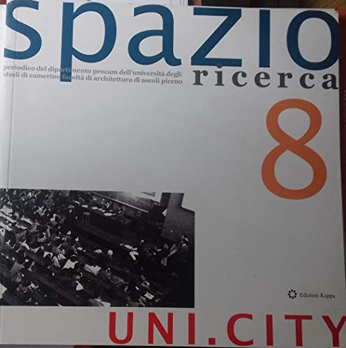 Spazio ricerca, numero 8. Uni.City - copertina