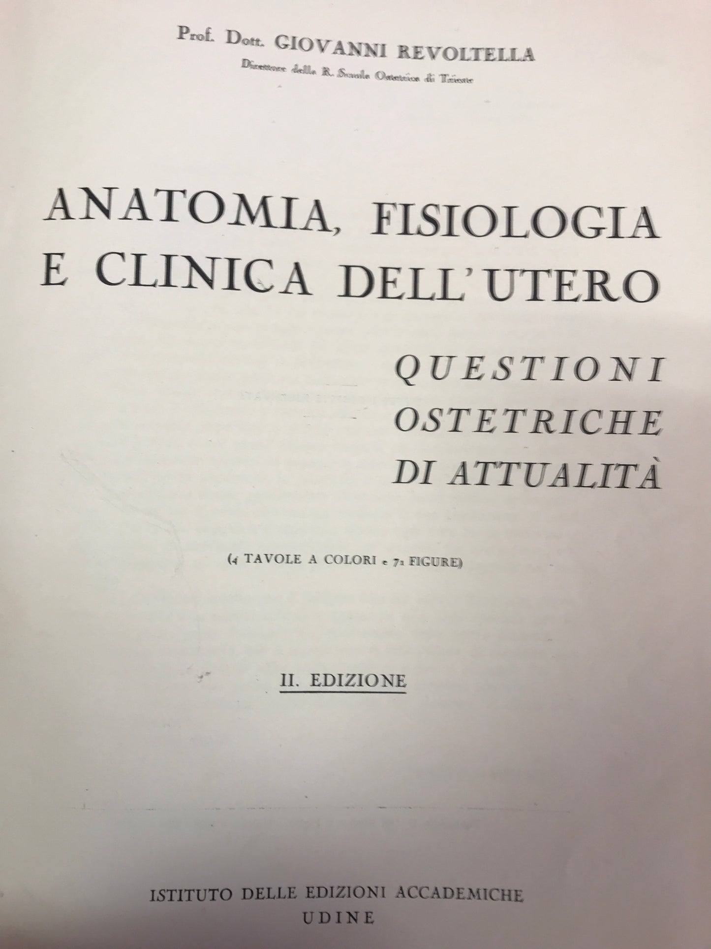 Anatomia, fisiologica e clinica dell'utero - copertina