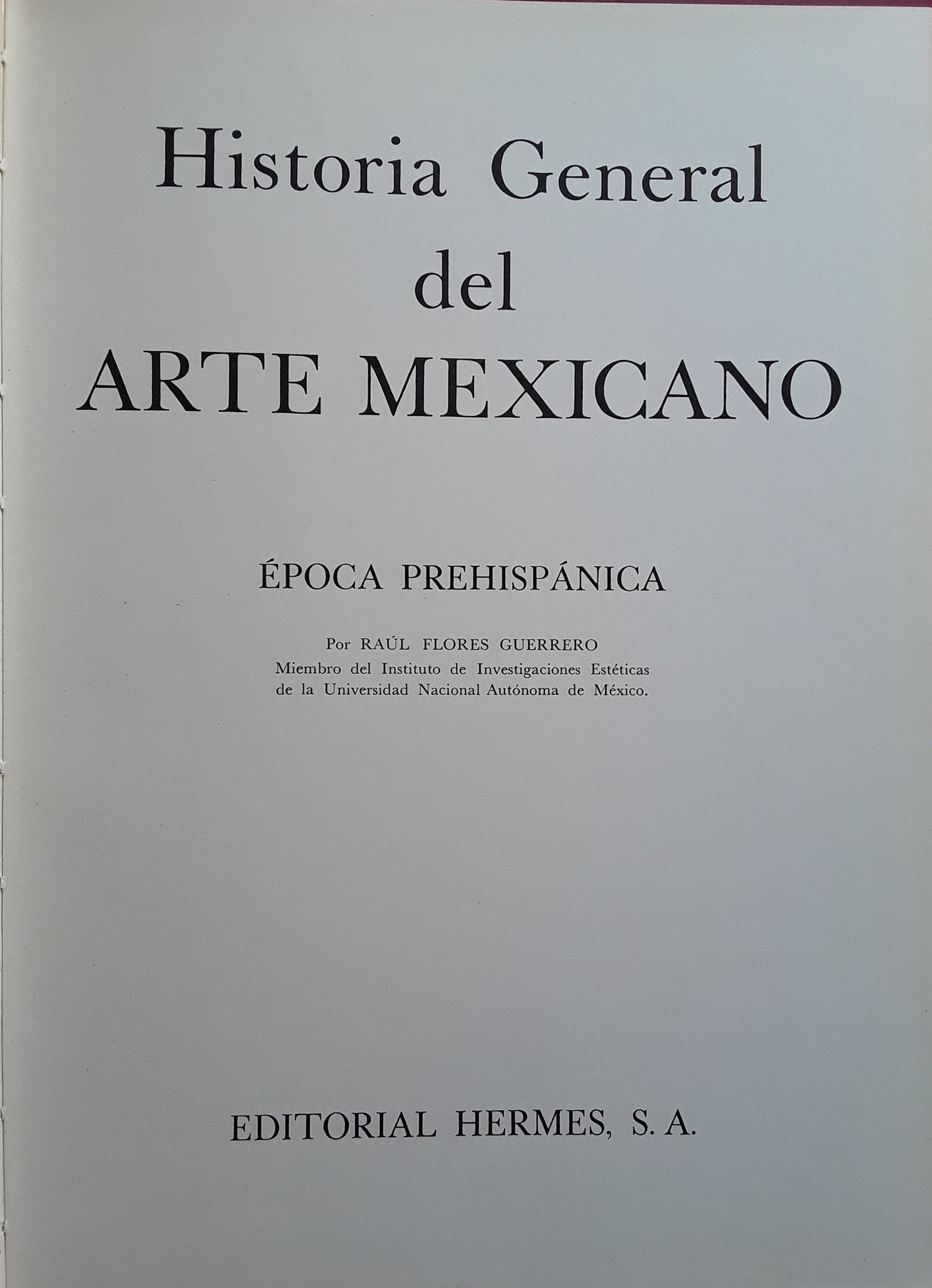 Historia general del arte mexicano. Época prehispánica - copertina