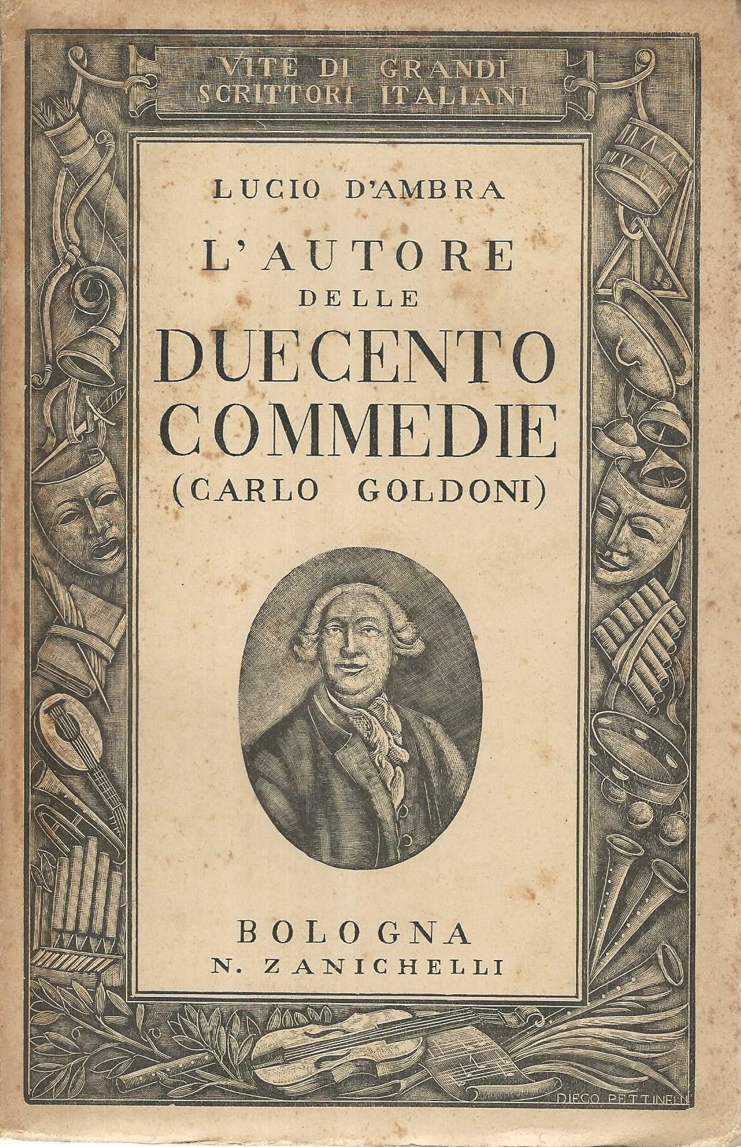 L'autore delle duecento commedie - copertina