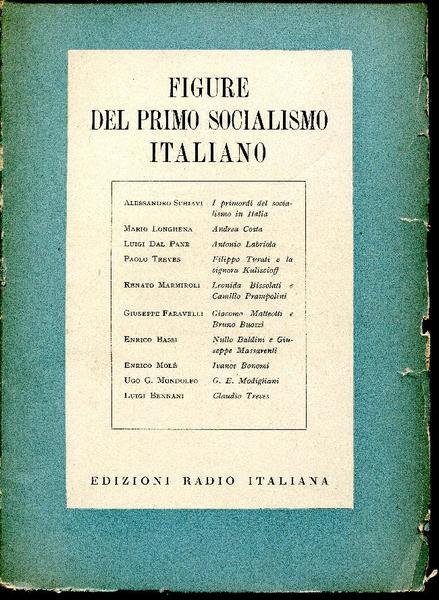 Figure del primo socialismo italiano - copertina
