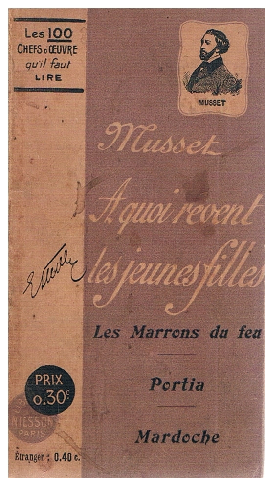 A quoi revent le jeunes filles. Les marrons du feu. Portia. Mardoche. - copertina
