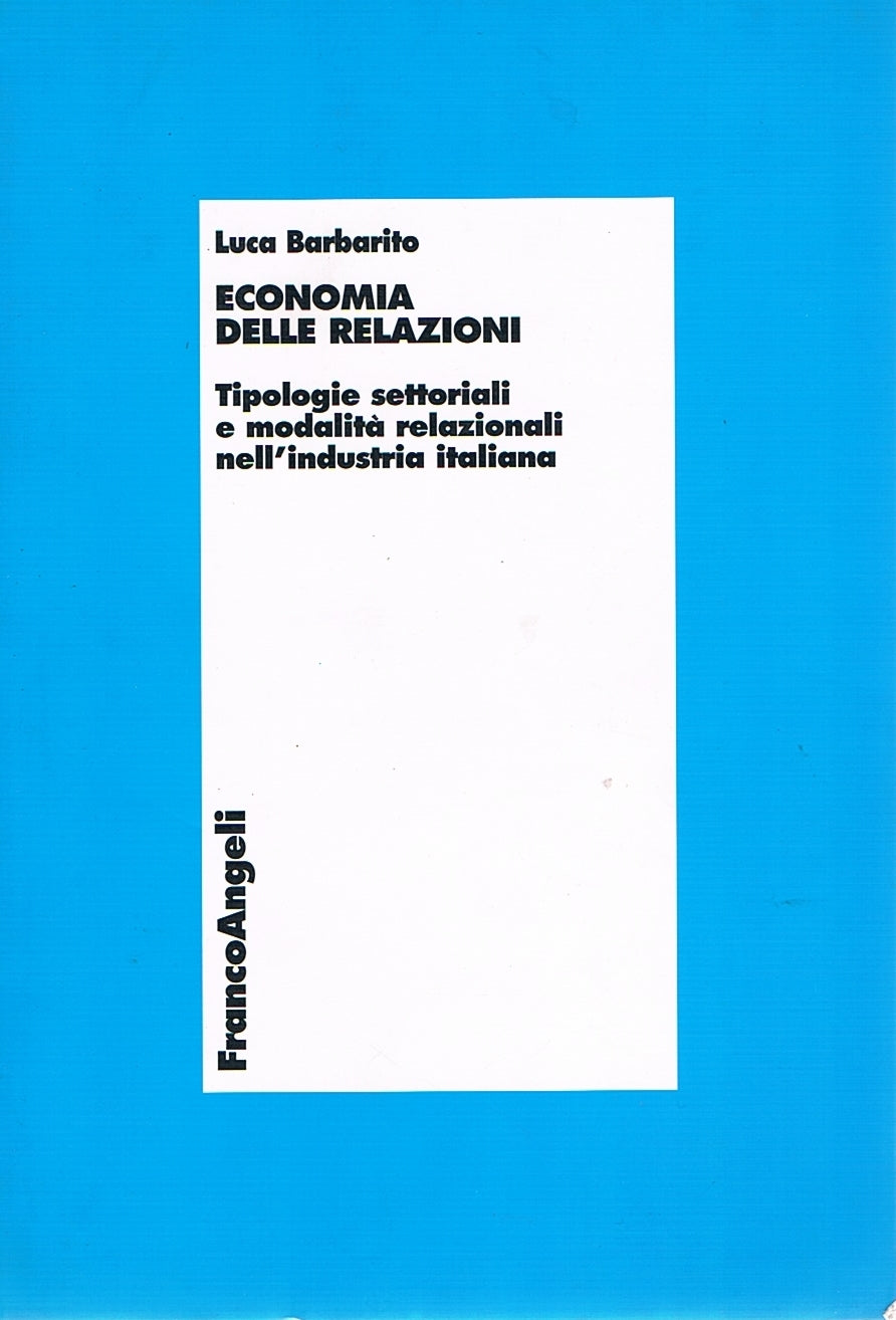 Economia delle relazioni - copertina