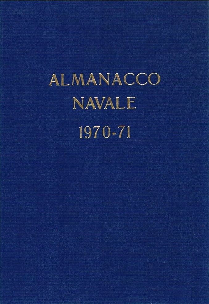 Almanacco navale 1970-71 - copertina