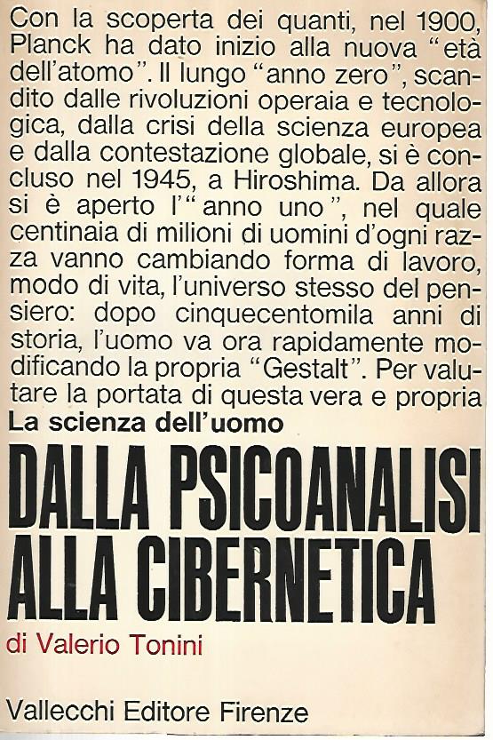 La scienza dell'uomo dalla psicoanalisi alla cibernetica - copertina
