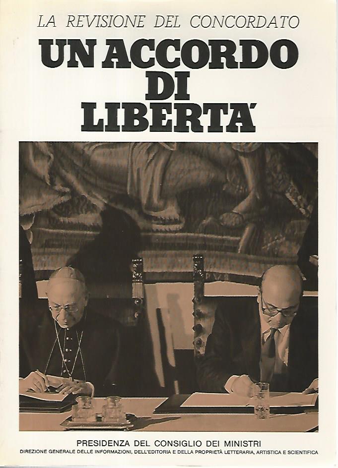 Un accordo di libertà - copertina
