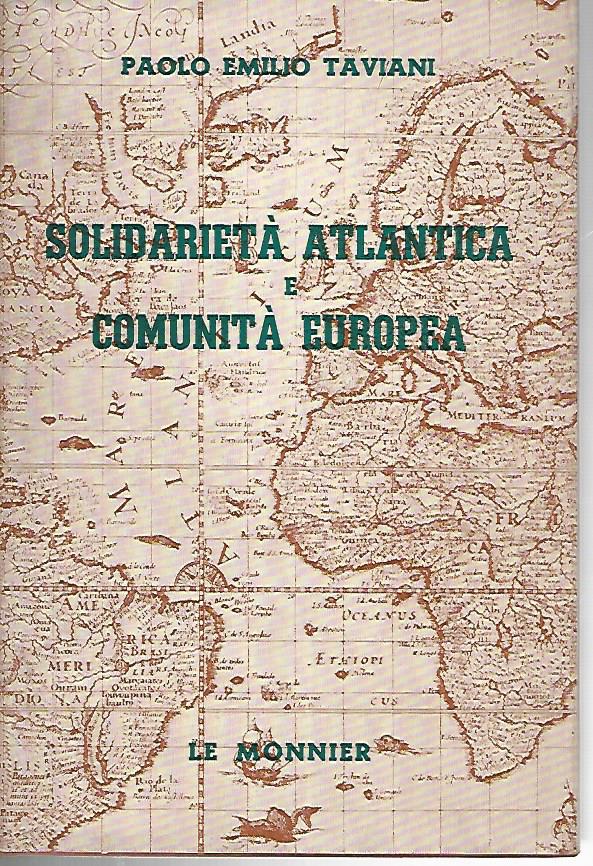Solidarietà atlantica e comunità europea - copertina