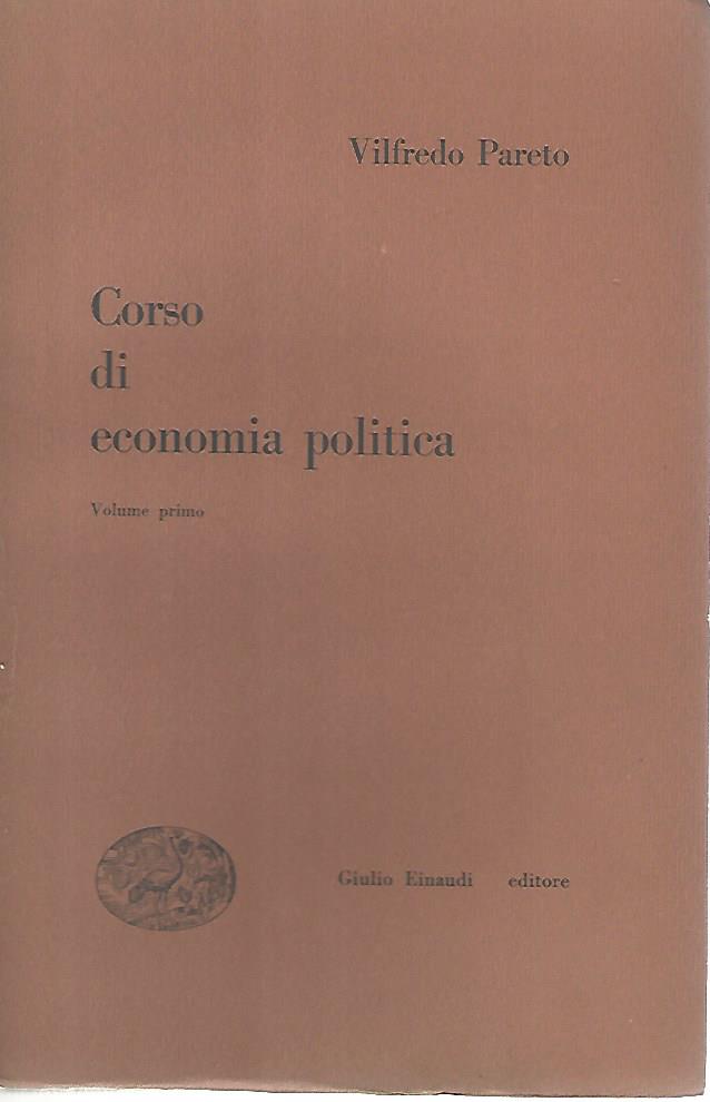 Corso di economia politica. Volumi 1-2 - copertina
