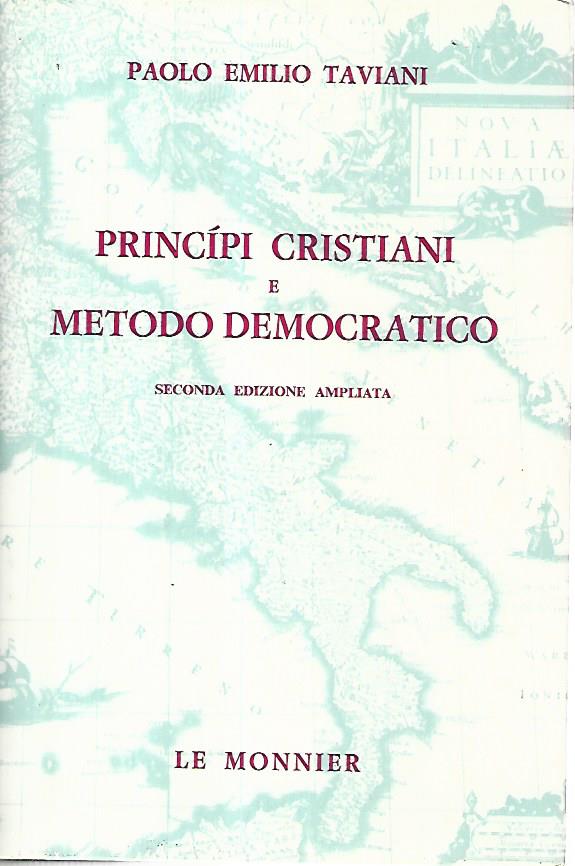 Principi cristiani e metodo democratico - copertina