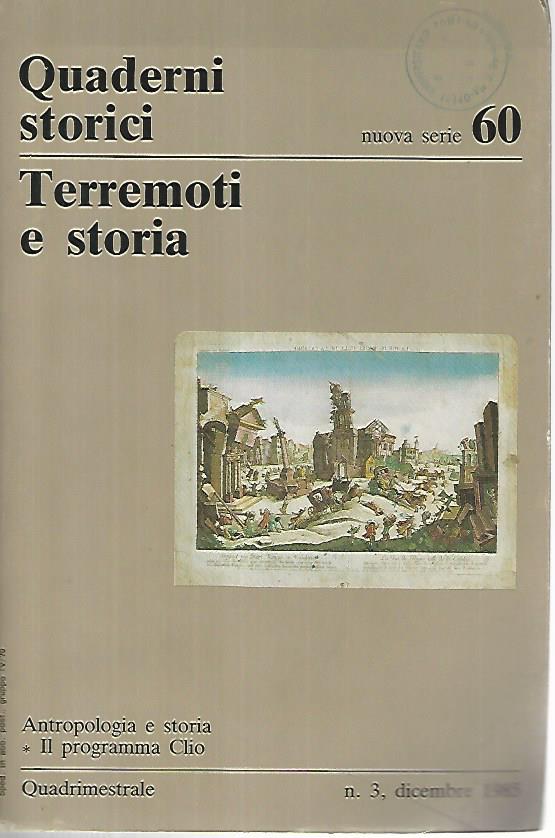 Terremoti e storia - copertina