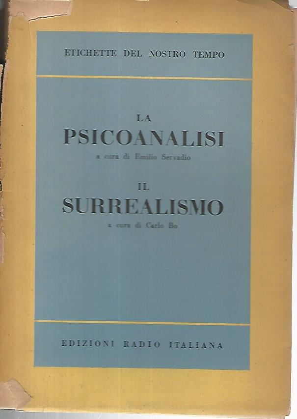La psicoanalisi. Il surrealismo - copertina