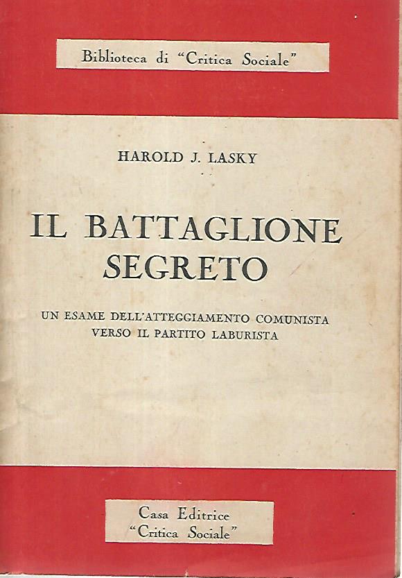 Il battaglione segreto - copertina