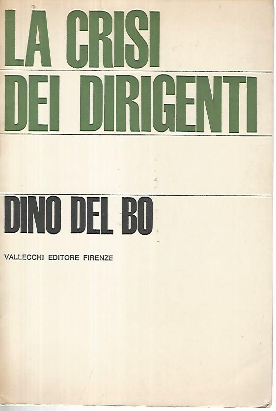 La crisi dei dirigenti - copertina