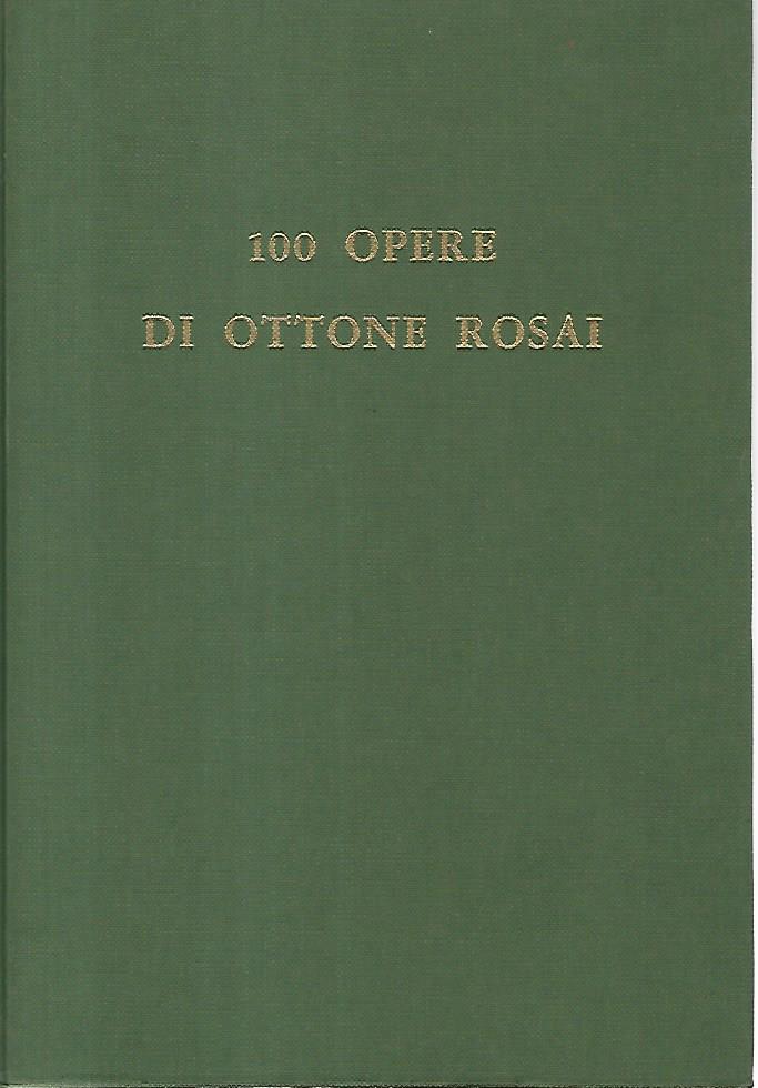 100 opere di Ottone Rosai - copertina