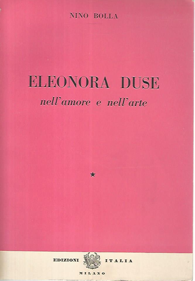 Eleonora Duse nell'amore e nell'arte - copertina