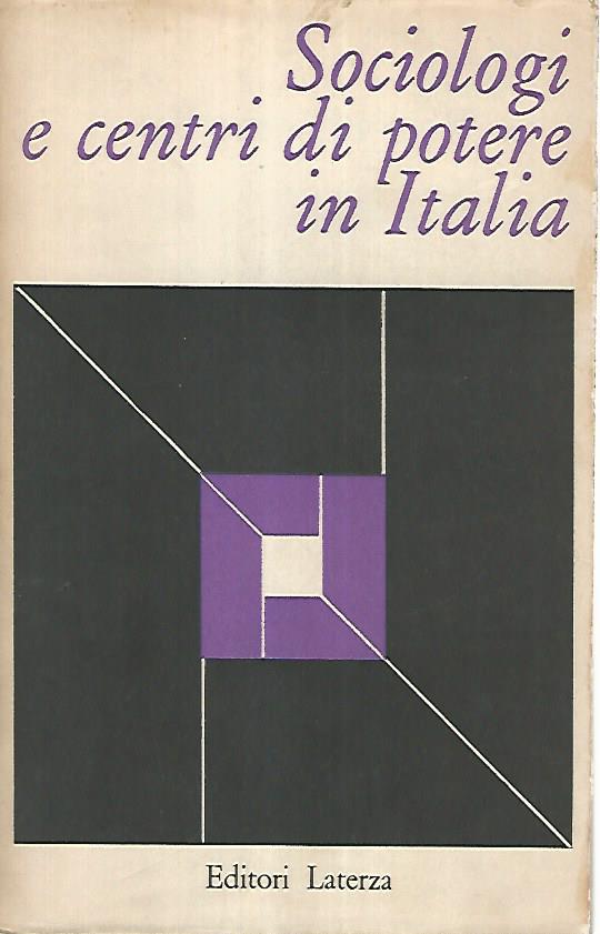 Sociologia e centri di potere in Italia - copertina