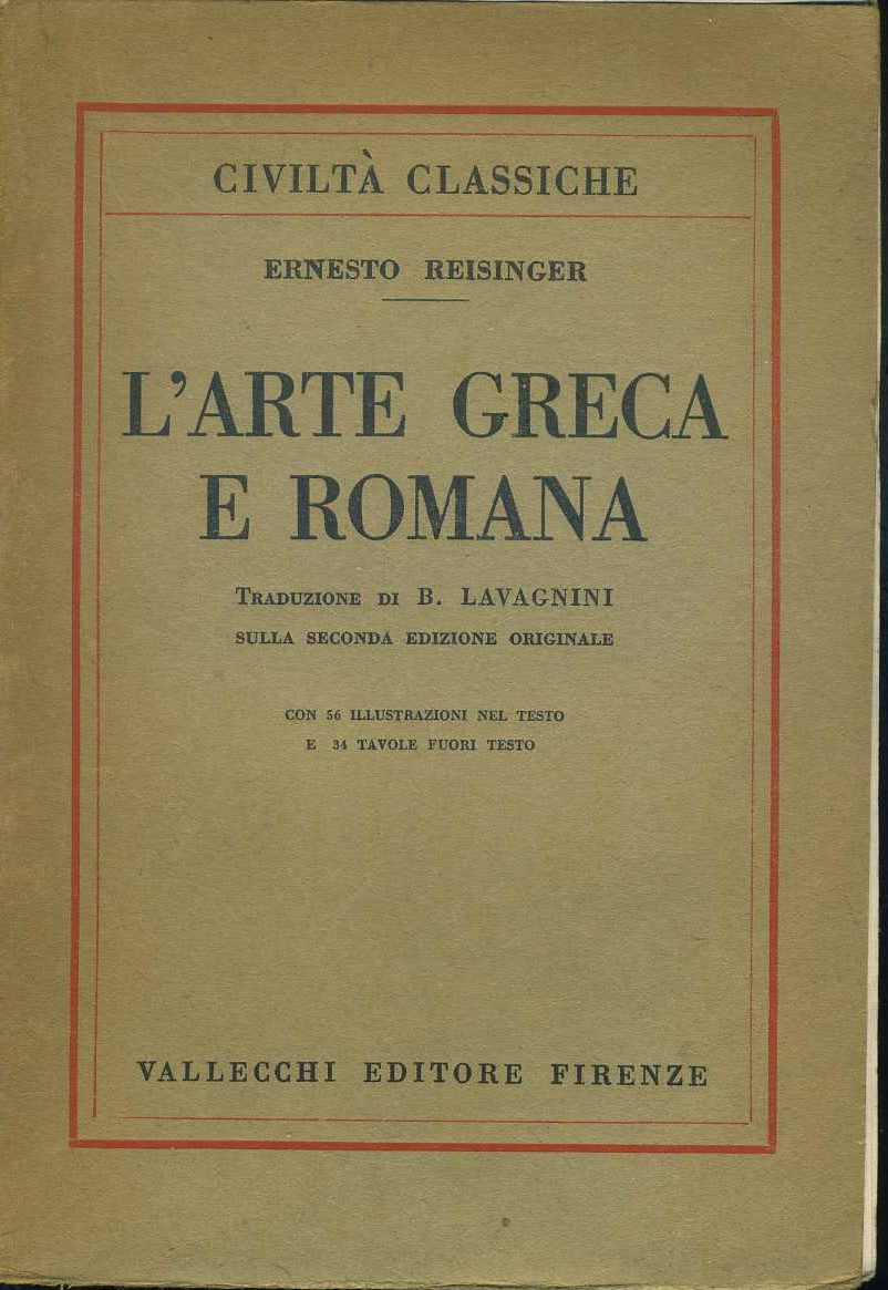 L'arte greca e romana - copertina