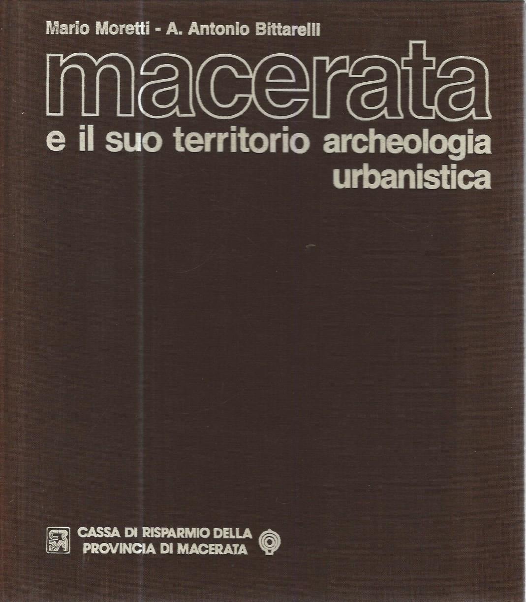 Macerata e il suo territorio. Archeologia urbanistica - copertina