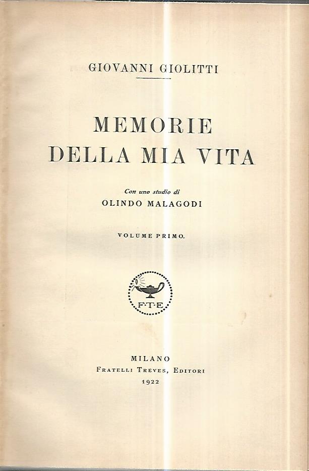 Memorie della mia vita. Voll.1-2 - copertina