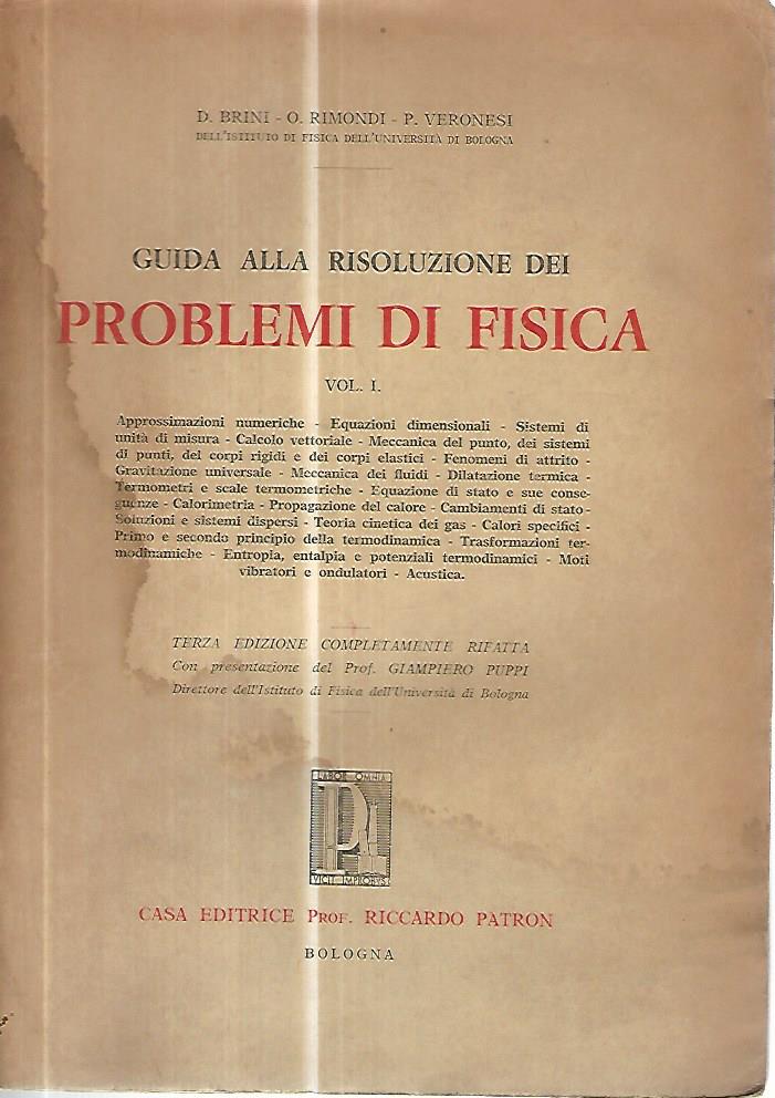 Guida alla risoluzione dei problemi di fisica. Vol. 1 - copertina