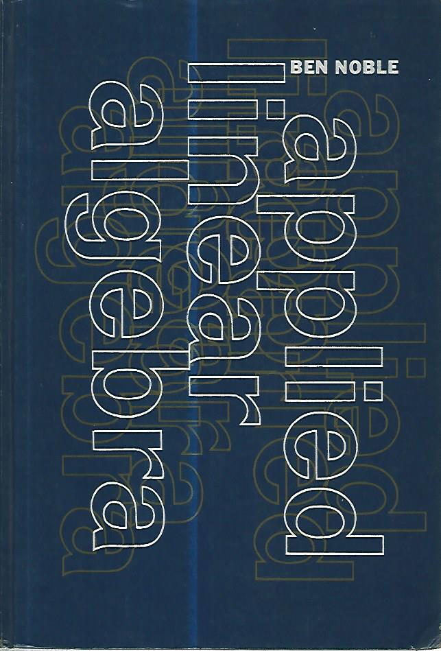 Applied linear algebra - copertina
