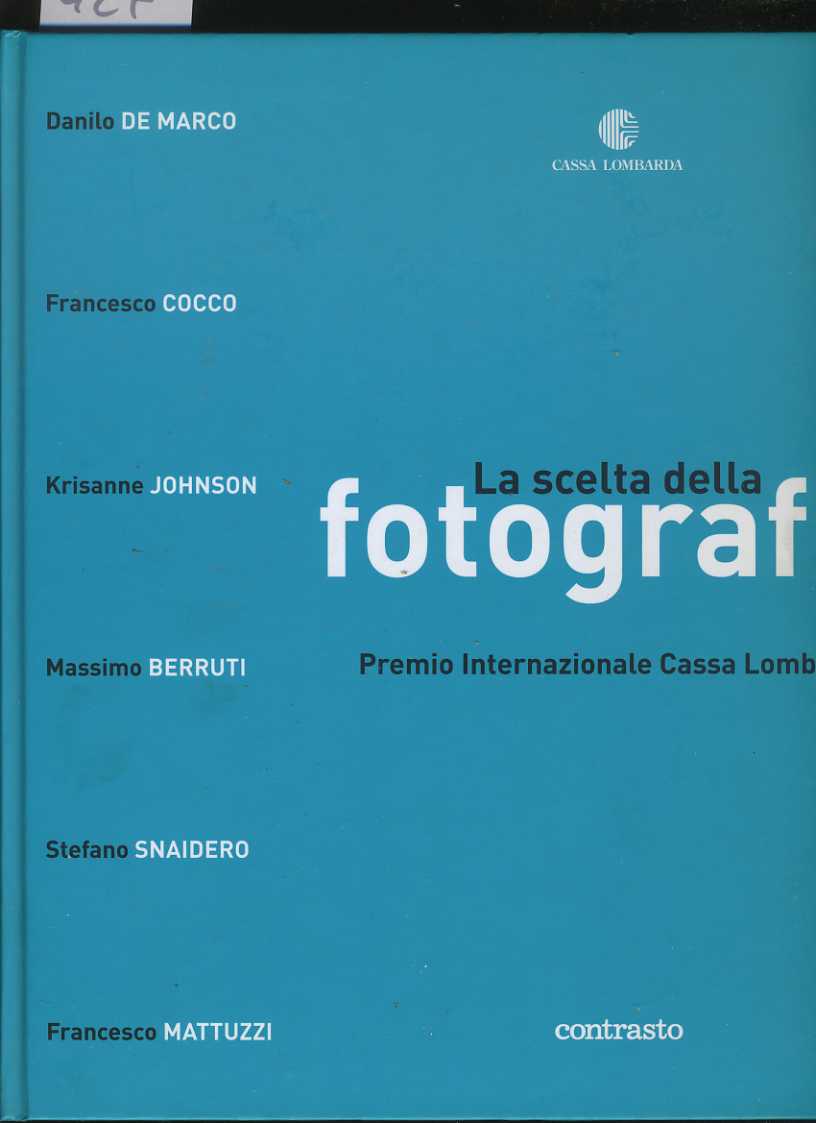 La scelta della fotografia - copertina