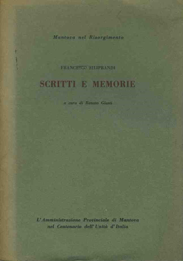 Scritti e memorie - copertina