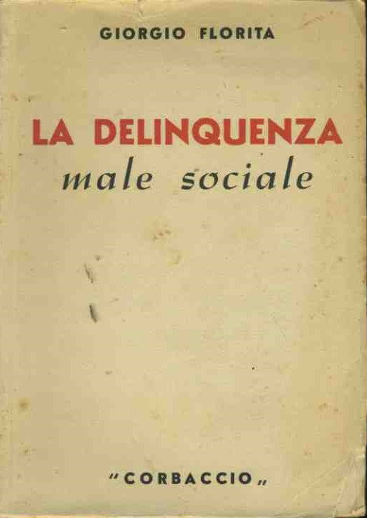 La delinquenza male sociale - copertina