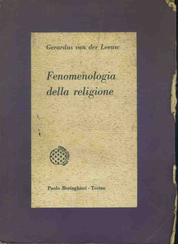 Fenomenologia della religione - copertina