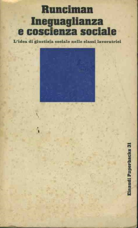 Ineguaglianza e coscienza sociale - copertina