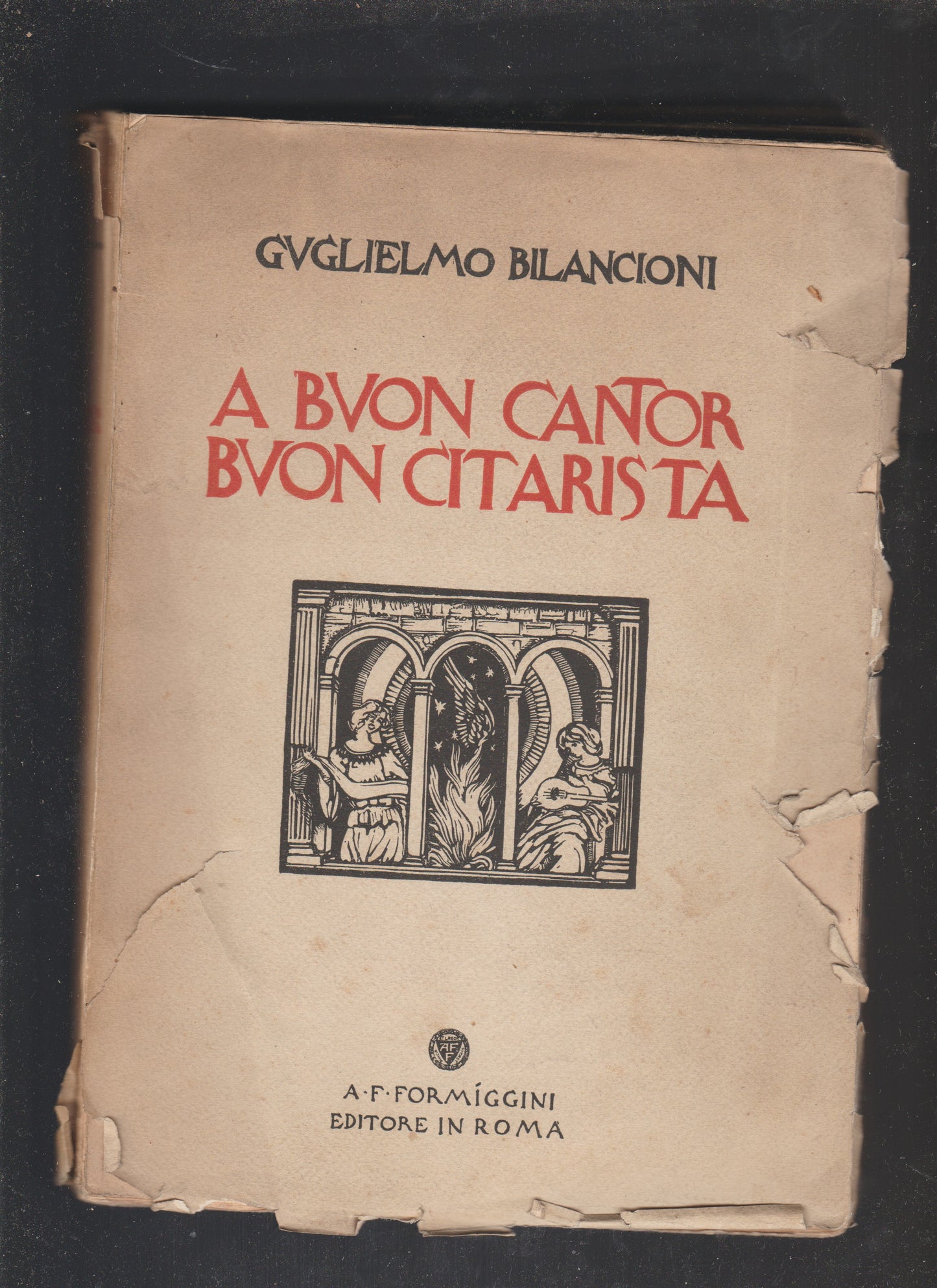 A Buon Cantor Buon Citarista - copertina