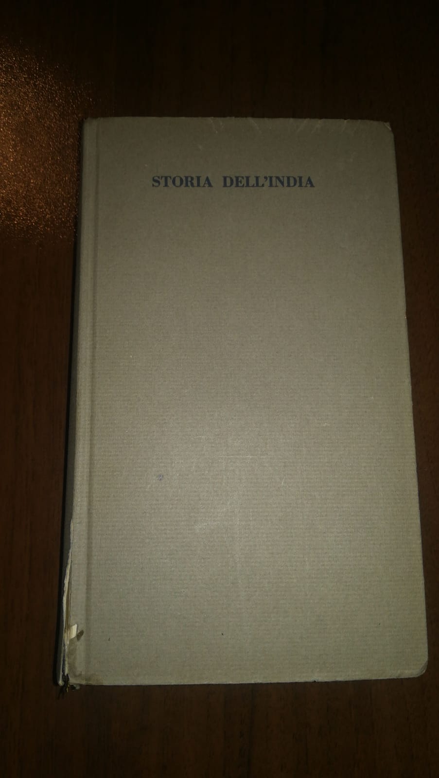 STORIA DELL'INDIA - copertina