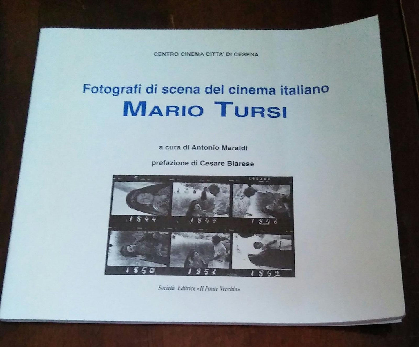 FOTOGRAFI DI SCENA DEL CINEMA ITALIANO MARIO TURSI - copertina