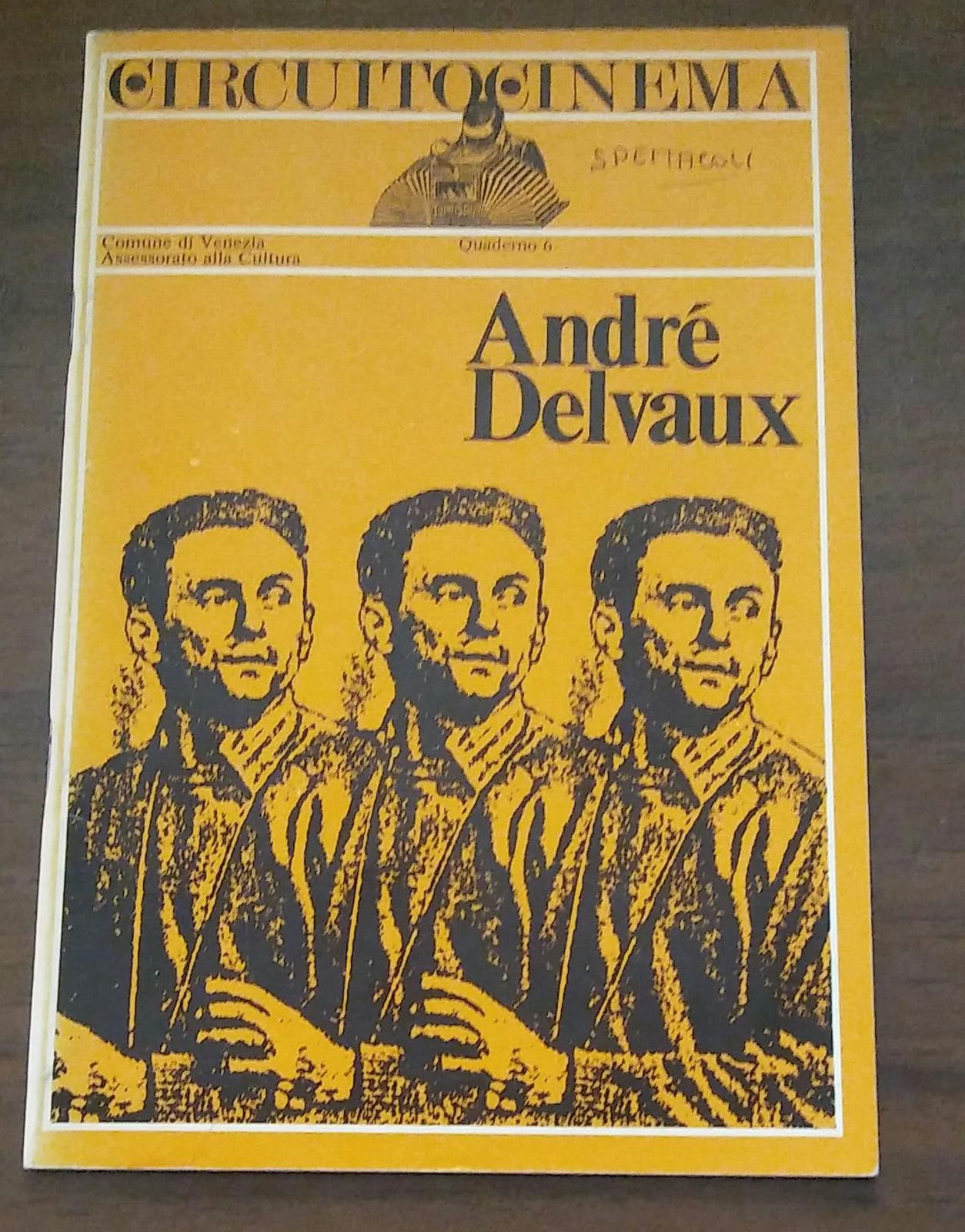 CIRCUITO CINEMA ANDRE' DELVAUX - copertina