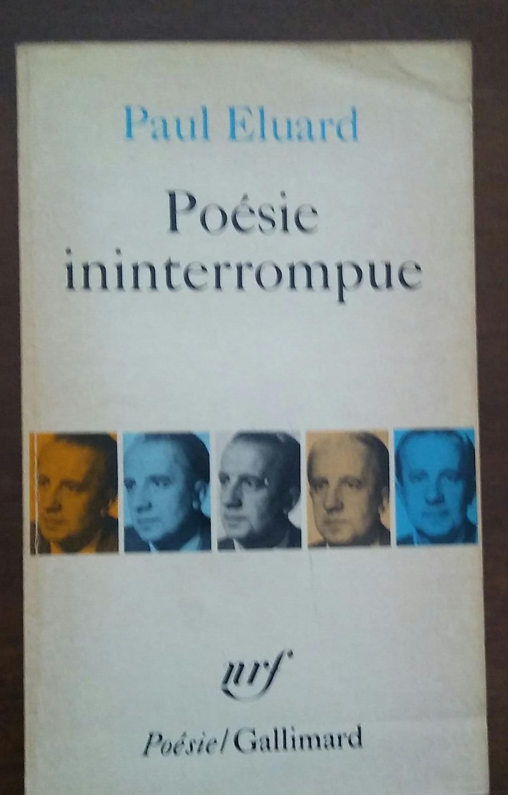Poesie ininterrompue - copertina