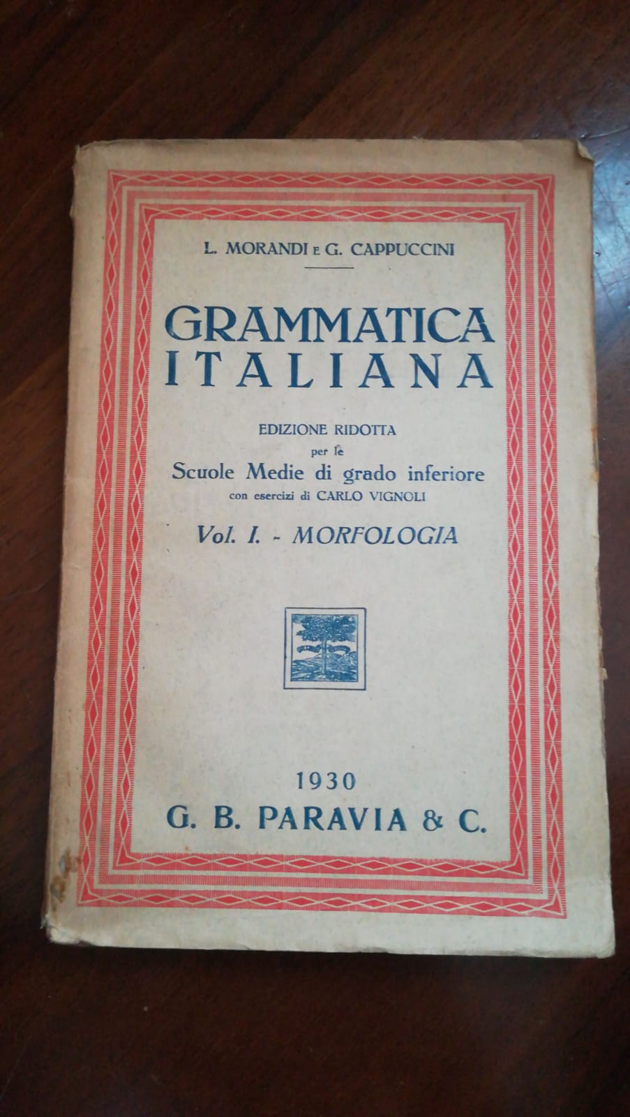 GRAMMATICA ITALIANA - copertina