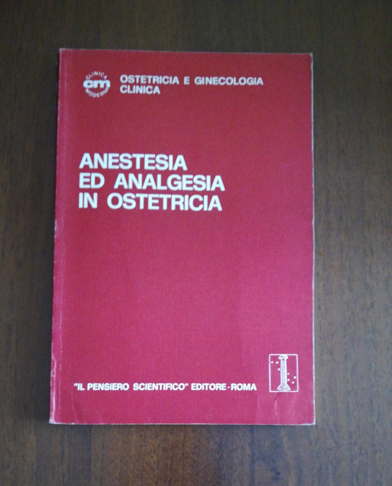 anestesia ed analgesia in ostetricia - copertina